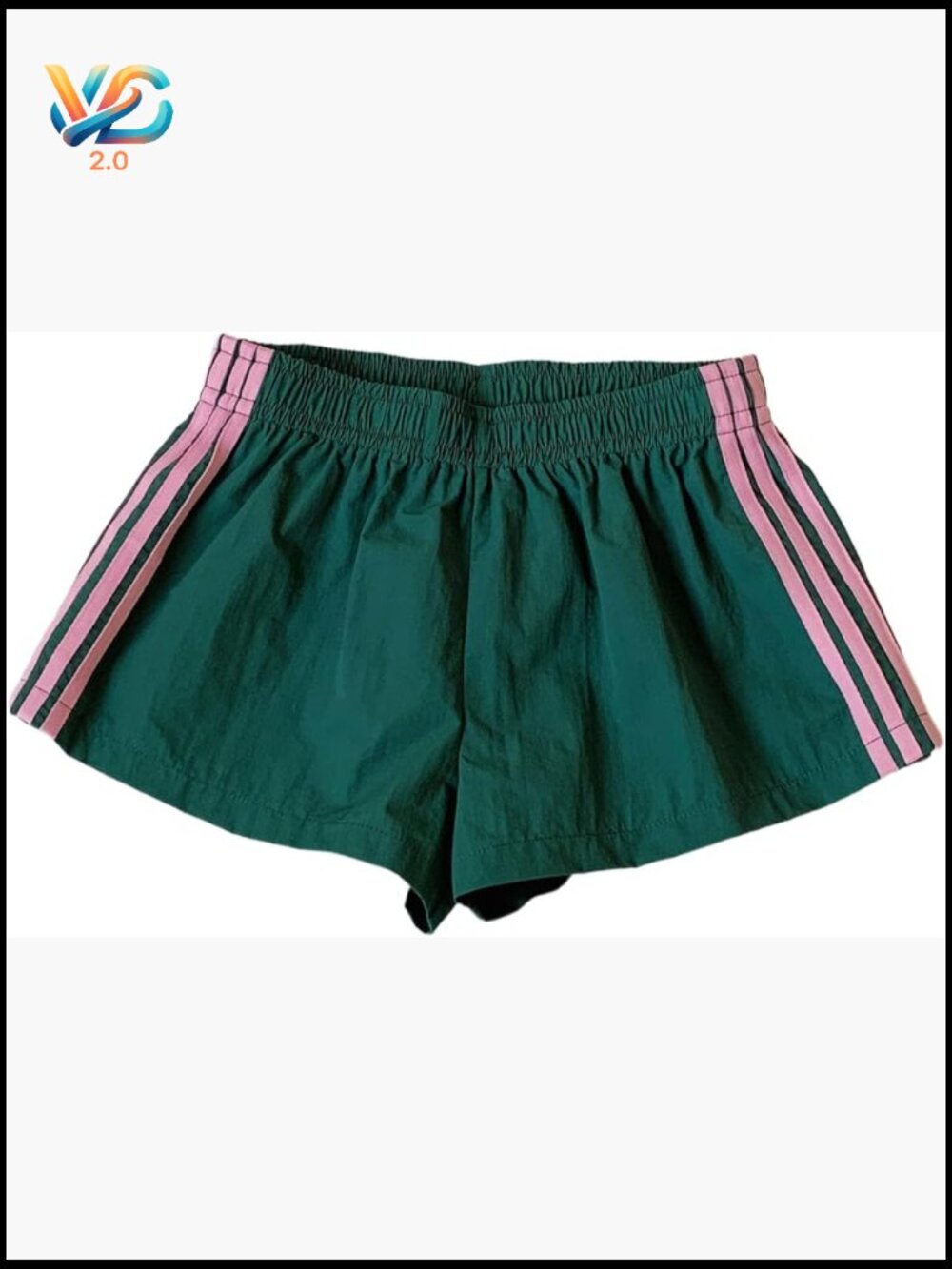 Striped Y2K Running Track Shorts Loose Fit Elastic Waist Summer Athletic Wear